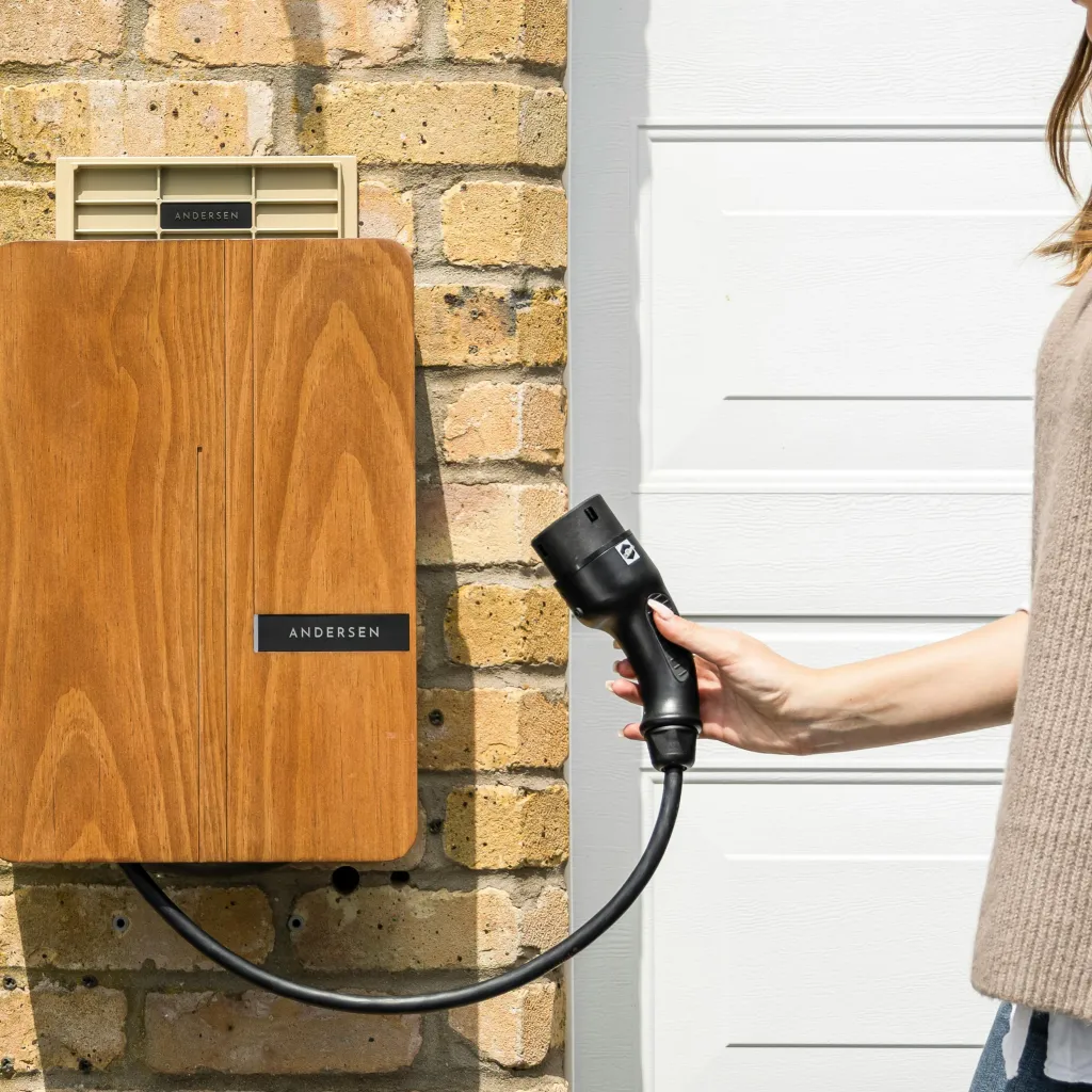 Home EV charger installation by Home Comfort Enterprises