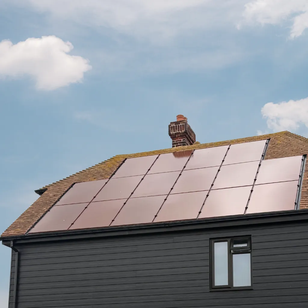 Solar panel installation by Home Comfort Enterprises
